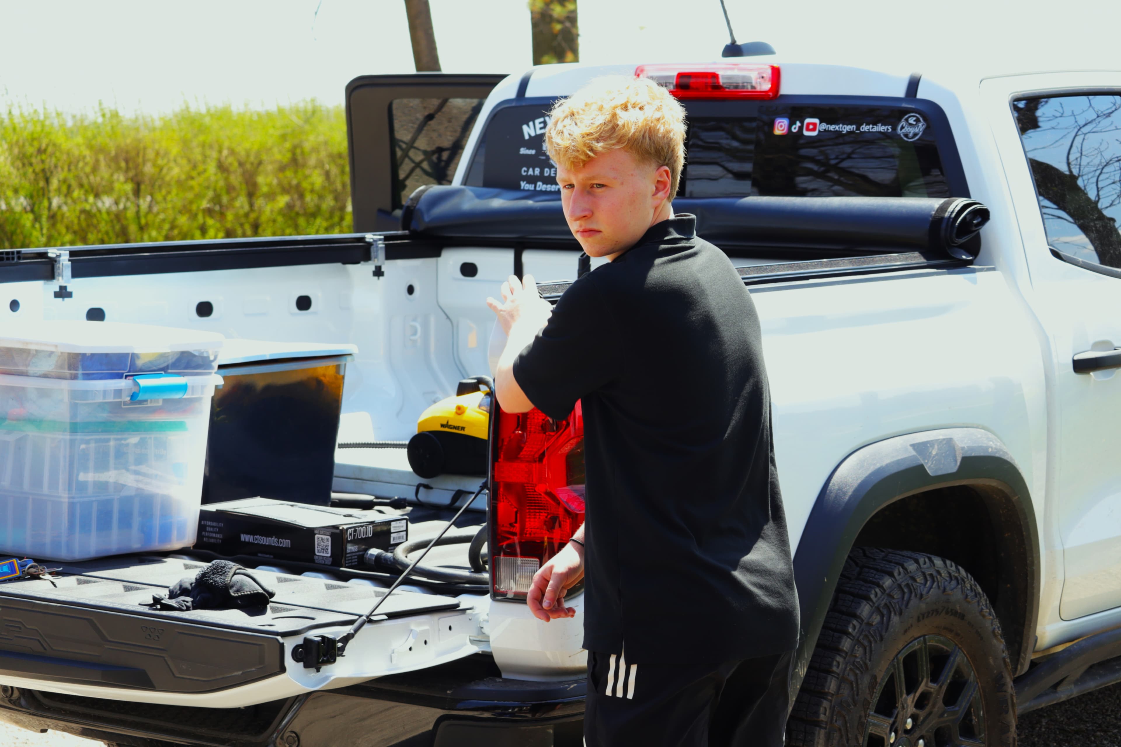 Equipment setup at client location