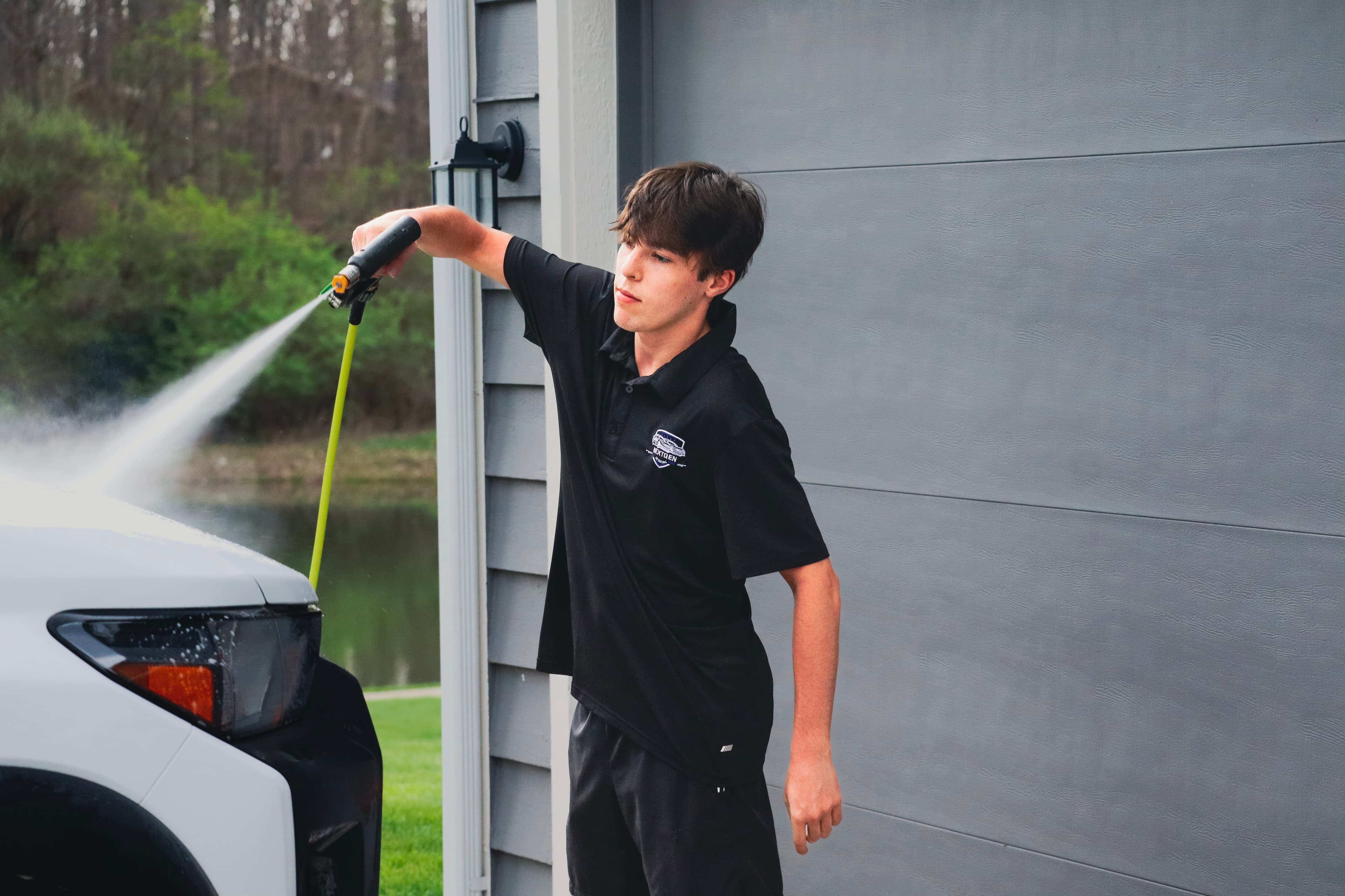Exterior hand wash